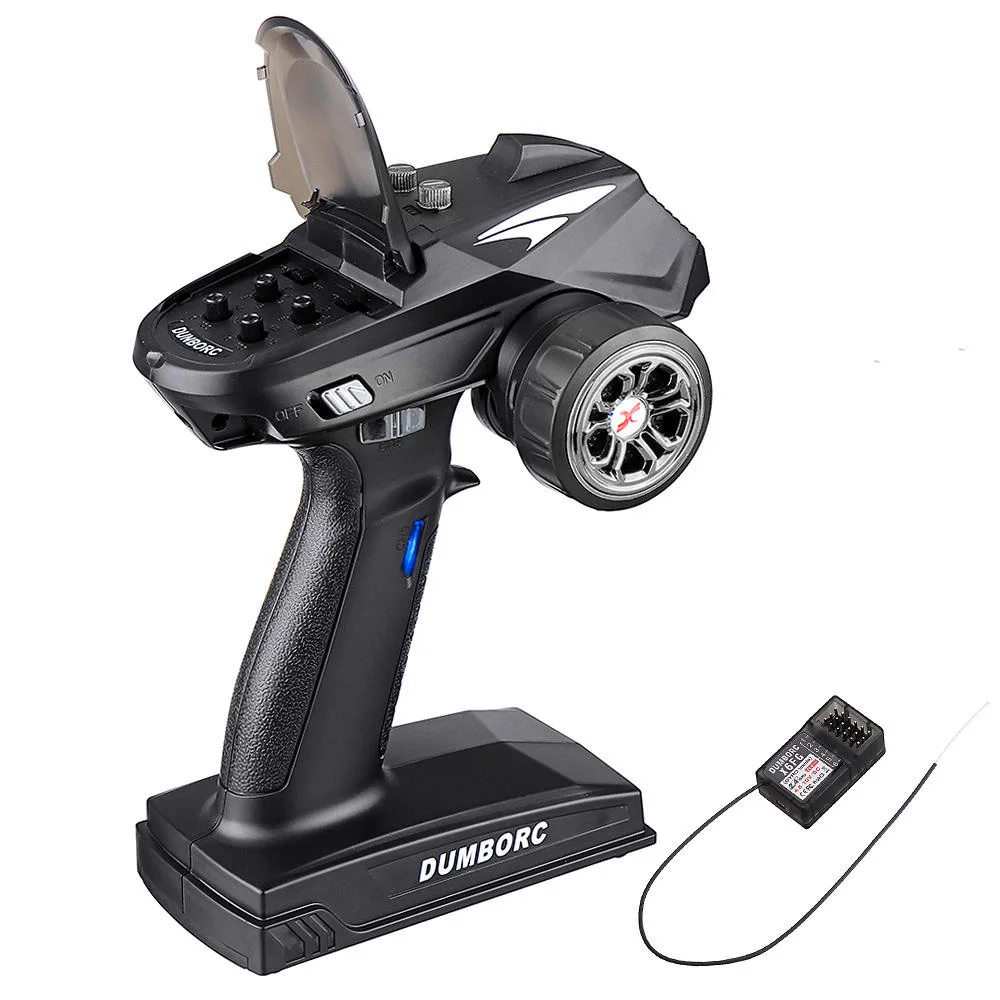 DumboRC X6 RC-передатчик 2.4G 6CH с приемником X6FG/X6F/X6DC/X6DCG для радиоуправляемого автомобиля, лодки, танка, радиоуправляемая модель автомобиля, игрушечные детали