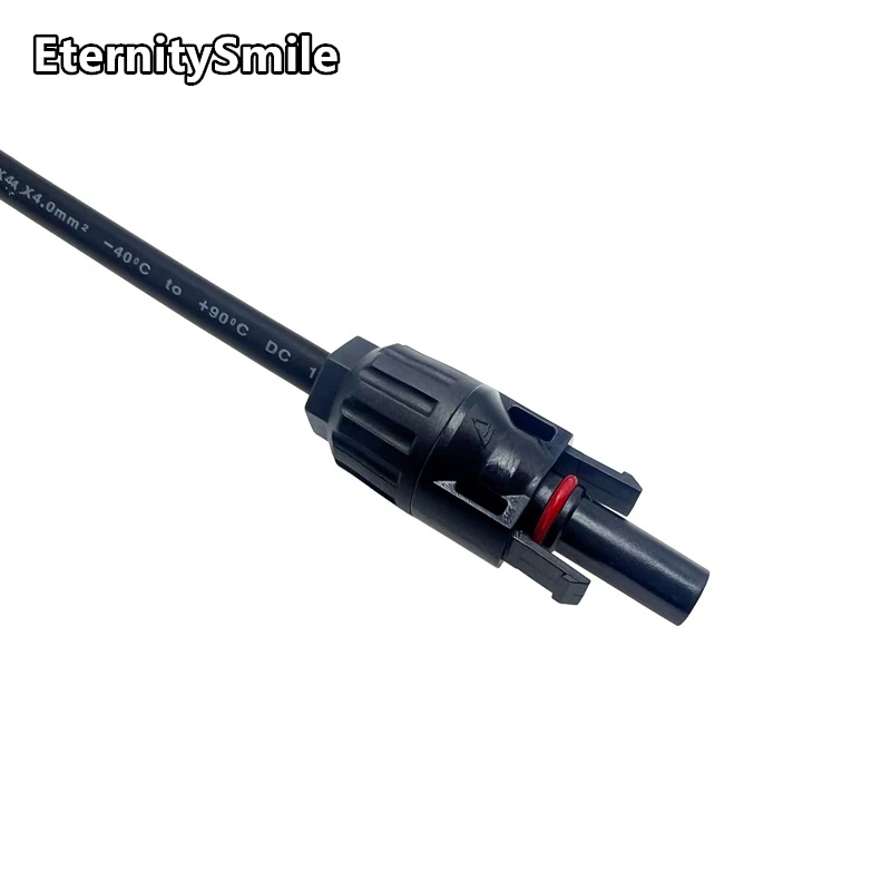 Solar Panel Connector 1 to 2 Cable Combiner Y Branch Connector Solar Cable Parallel Adaptor in Pair