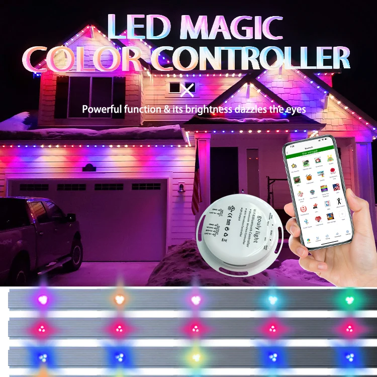 rgb sync wifi bluetooth shenzhen technology 12v 24v led light dmx 2 channel led new stype controllers