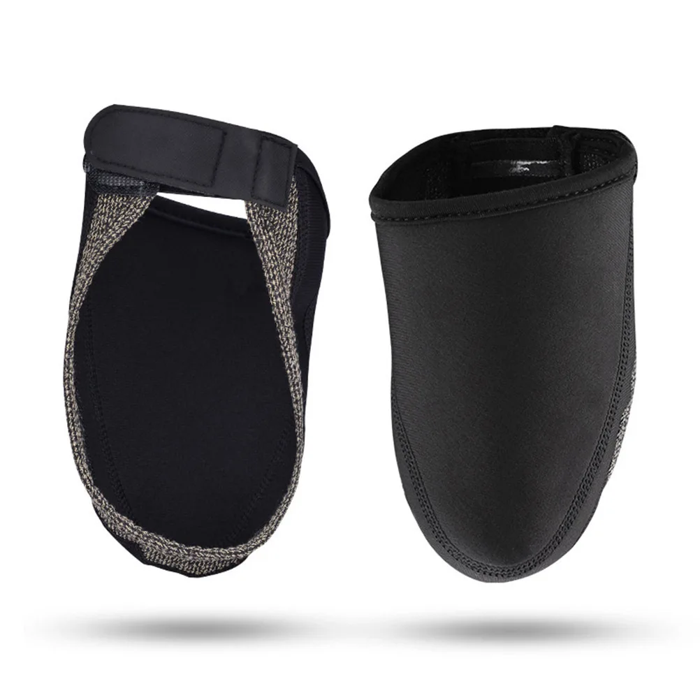 زوج واحد من أغطية أحذية ركوب الدراجات الدافئة المقاومة للرياح باللون الأسود مقاس S M مضادة للانزلاق ومقاومة للماء غطاء حذاء دافئ