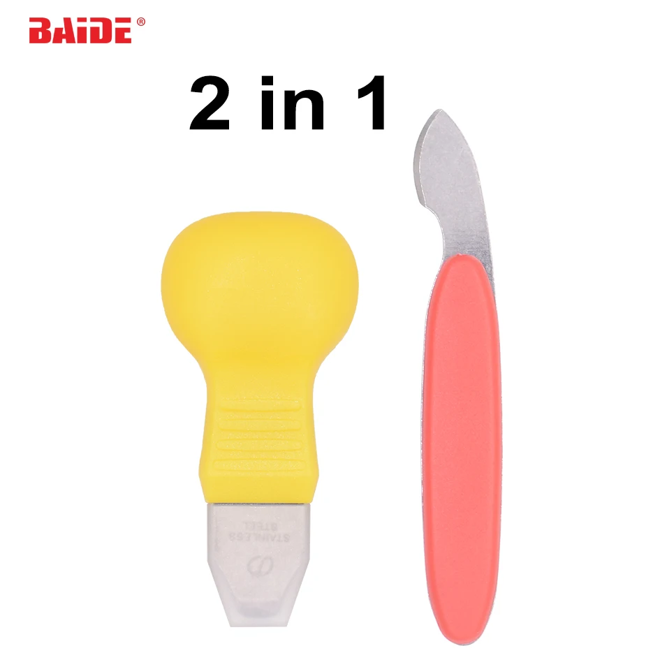 2 في 1 ساعة حمراء صفراء أداة مفتوحة ساعة الغطاء الخلفي حالة الإسكان تفكيك DIY استبدال أدوات البطارية عدة 500 مجموعة/وحدة