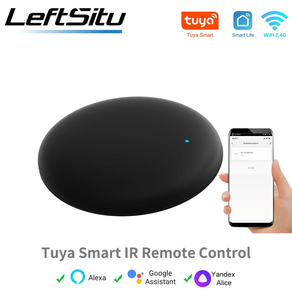 Tuya Smart WiFi IR Remote Universal for Smart Home Control for TV Air Conditioner Works with Alexa Google Home Yandex Alice