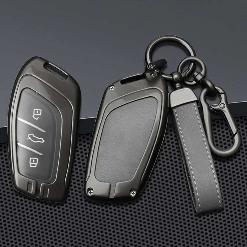 3 Buttons Metal Fob Key Cover Case For MG 4 2023 Mg4 Ev MG HS GT ZS EV ZX MG5 MG6 for Roewe RX3 RX5 RX8 ERX5 I6 I5 Accessories