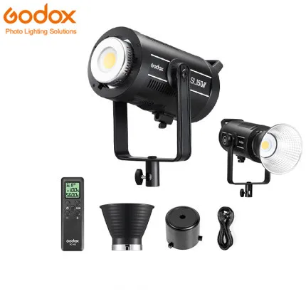 Godox SL150II 150W SL200II 200W daylight balanced LED video light 5600K wireless remote control for photography Video lighting