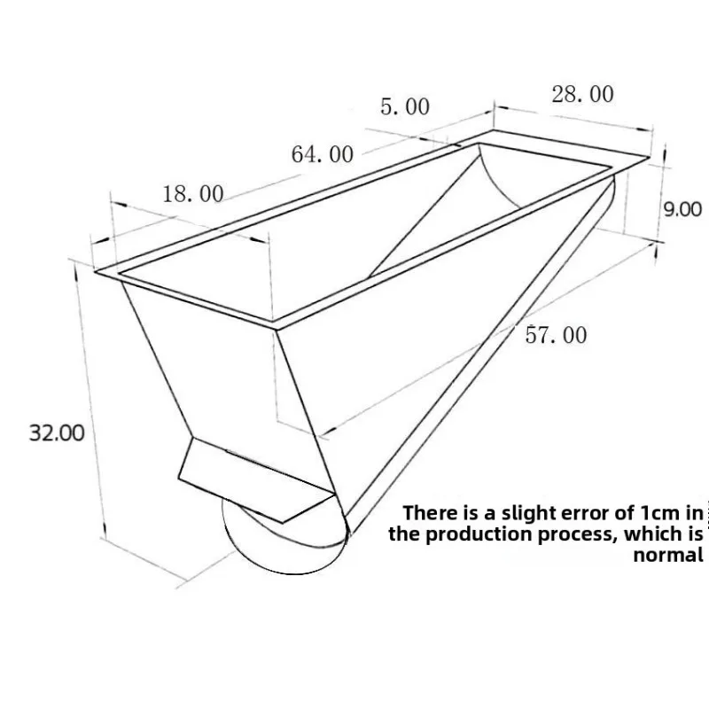 1 set of dry toilet squatting pan stainless steel anti odor and durable rural renovation drainage universal accessories