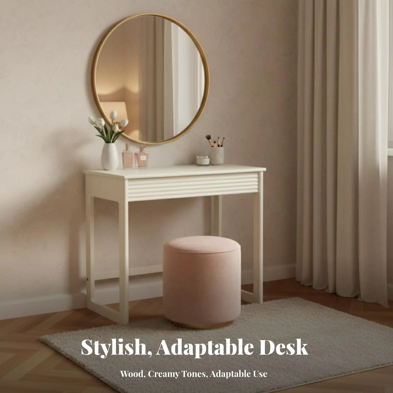 Desk With Storage D…