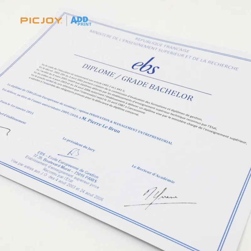 50 0.Zhang.Custom.Cheap DIPLOME GRADE BACHELOR printing shanghai