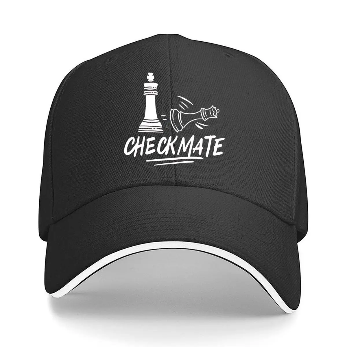 Triumphant Checkmate Chess Piece Sandwich Baseball Cap Outdoor Workouts Sun Hat