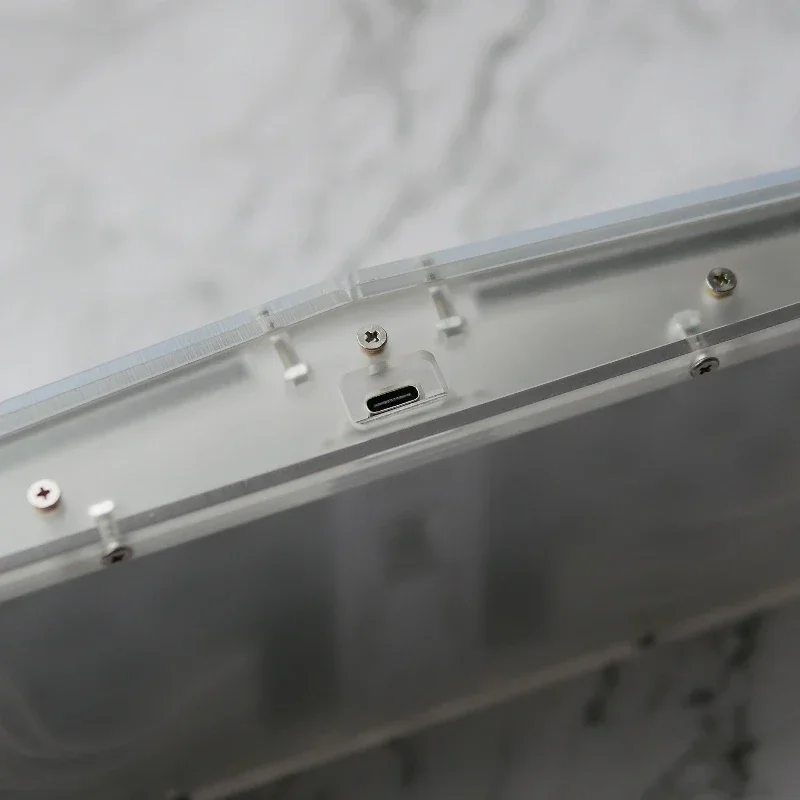 Alice Libra Mini Kit Teclado Mecânico, Desmontado Hot-Swap Wired Layout Prog, 40% Split, Inflável