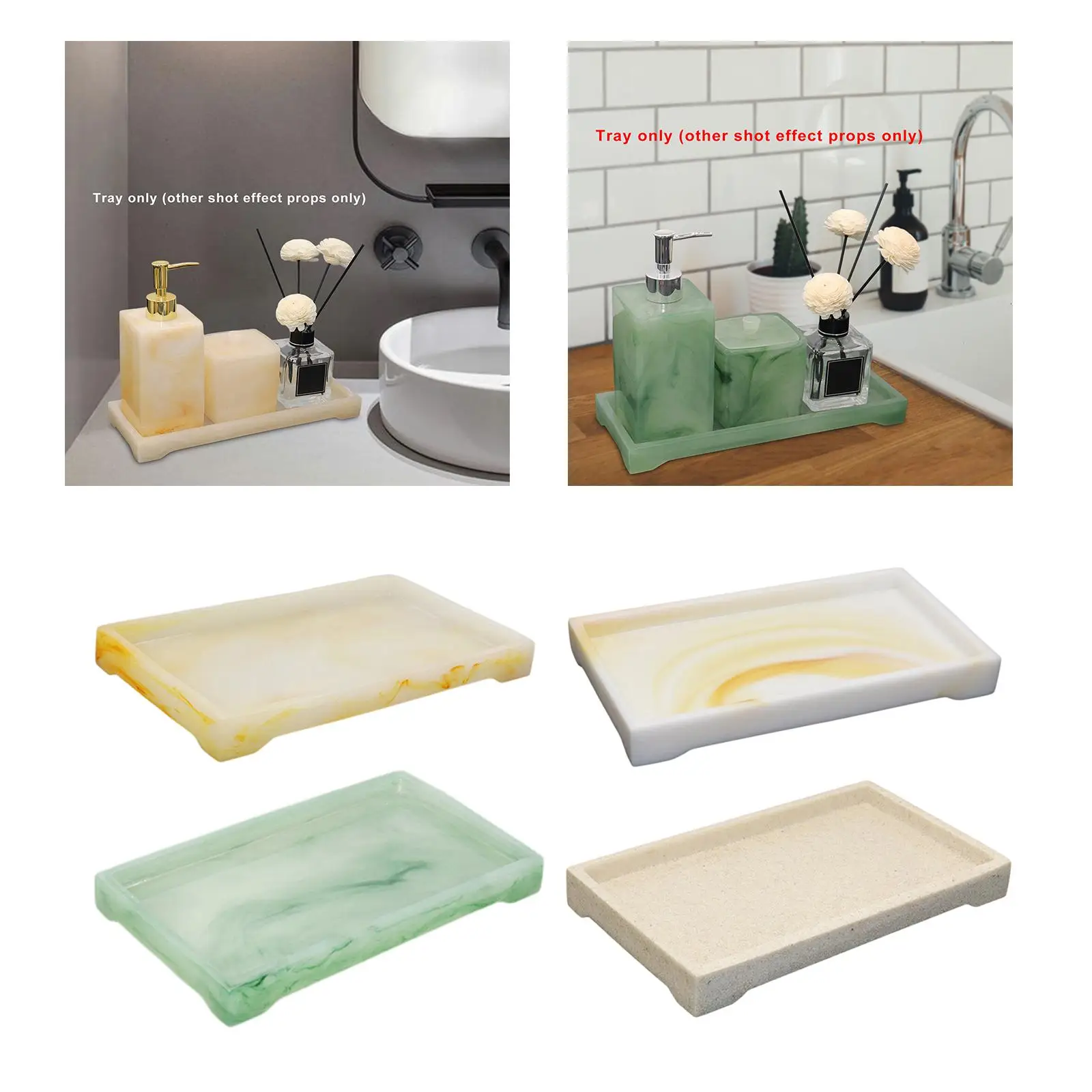 الراتنج الحمام الحمام طبق المرحاض خزان الغرور أعلى المنظم لفندق المرحاض الديكور #2