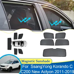 For SsangYong Korando C C200 New Actyon 2011 2012 2013 2014 2015 2016 2017 2018 2019 Sunshade Visor Curtain Car Part Accessories