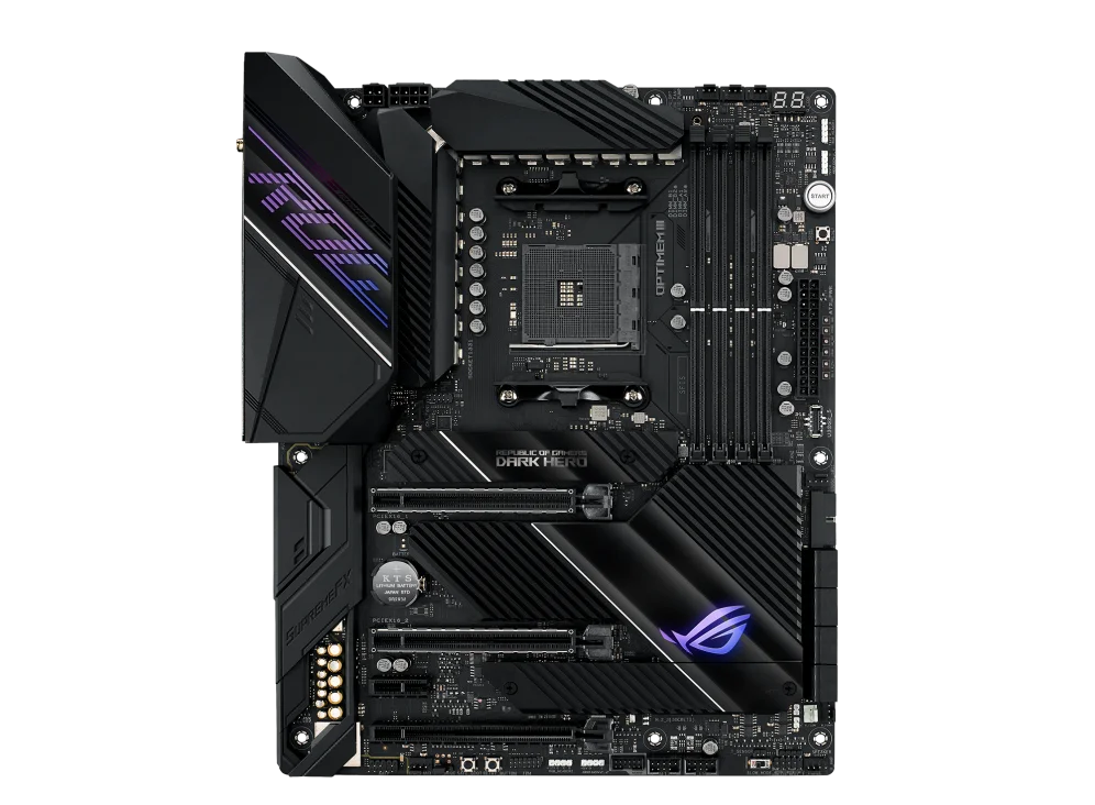 ROG CROSSHAIR VIII DARK HERO Motherboard DDR4 128GB AM4 X570 RGB ATX Gaming Mainboard For AMD Ryzen 5000/4000 G/3000 Processors