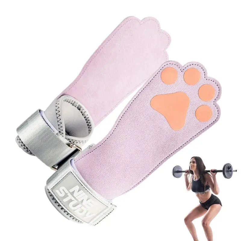 Women Gym Dumbbells Wristband Female Weights To Exercise At Home Palm Protector Muscle Training Anti Peeling Gloves For Girls