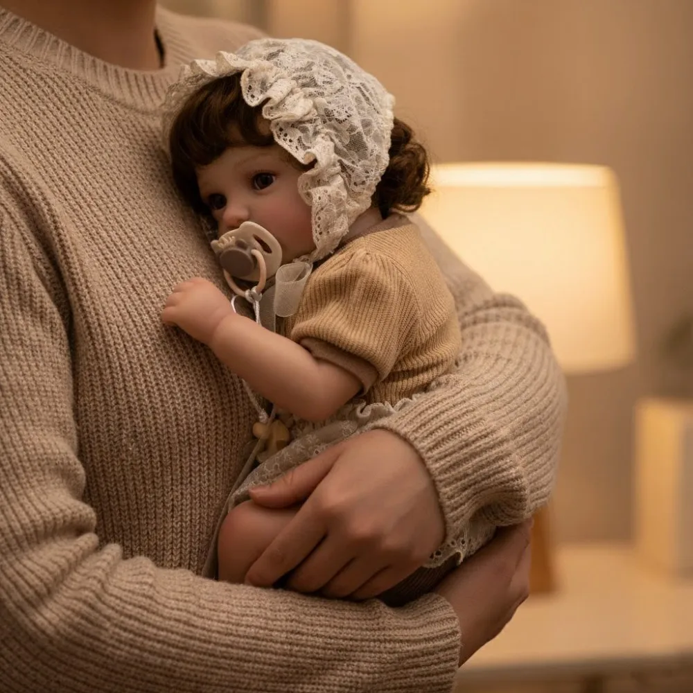 Cloveray, muñeca bebé Reborn realista Kawaii Original de 20 pulgadas, muñeca de vinilo suave súper bonita, juguete hecho a mano de alta calidad, regalos de navidad para niños