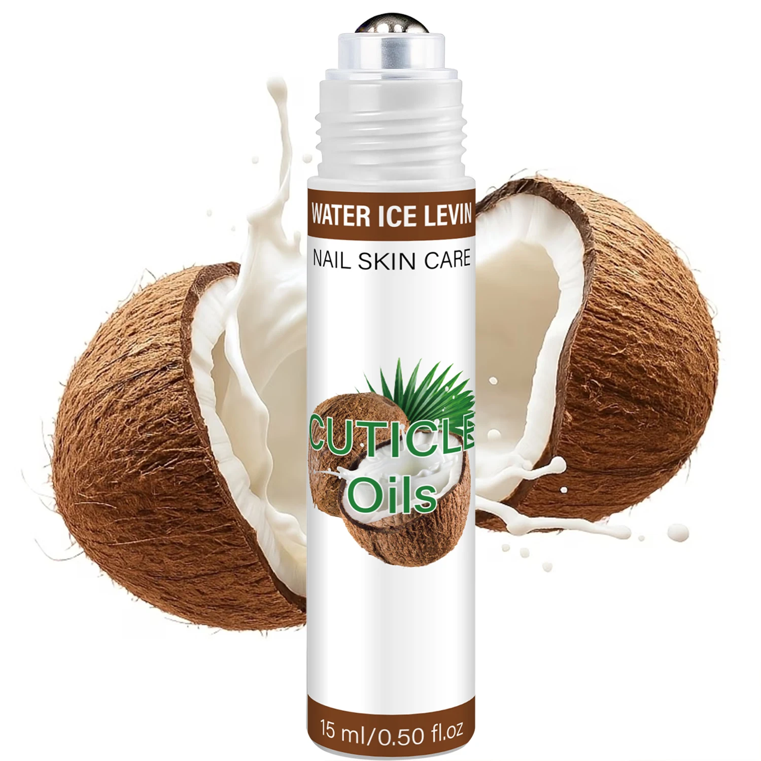 Roll‑On Coconut Cuticle Care Oil Nail Skin Moisturizer Soften Nourish Cuticles Healthy Nail Bed For All Skin Types Manicure Care