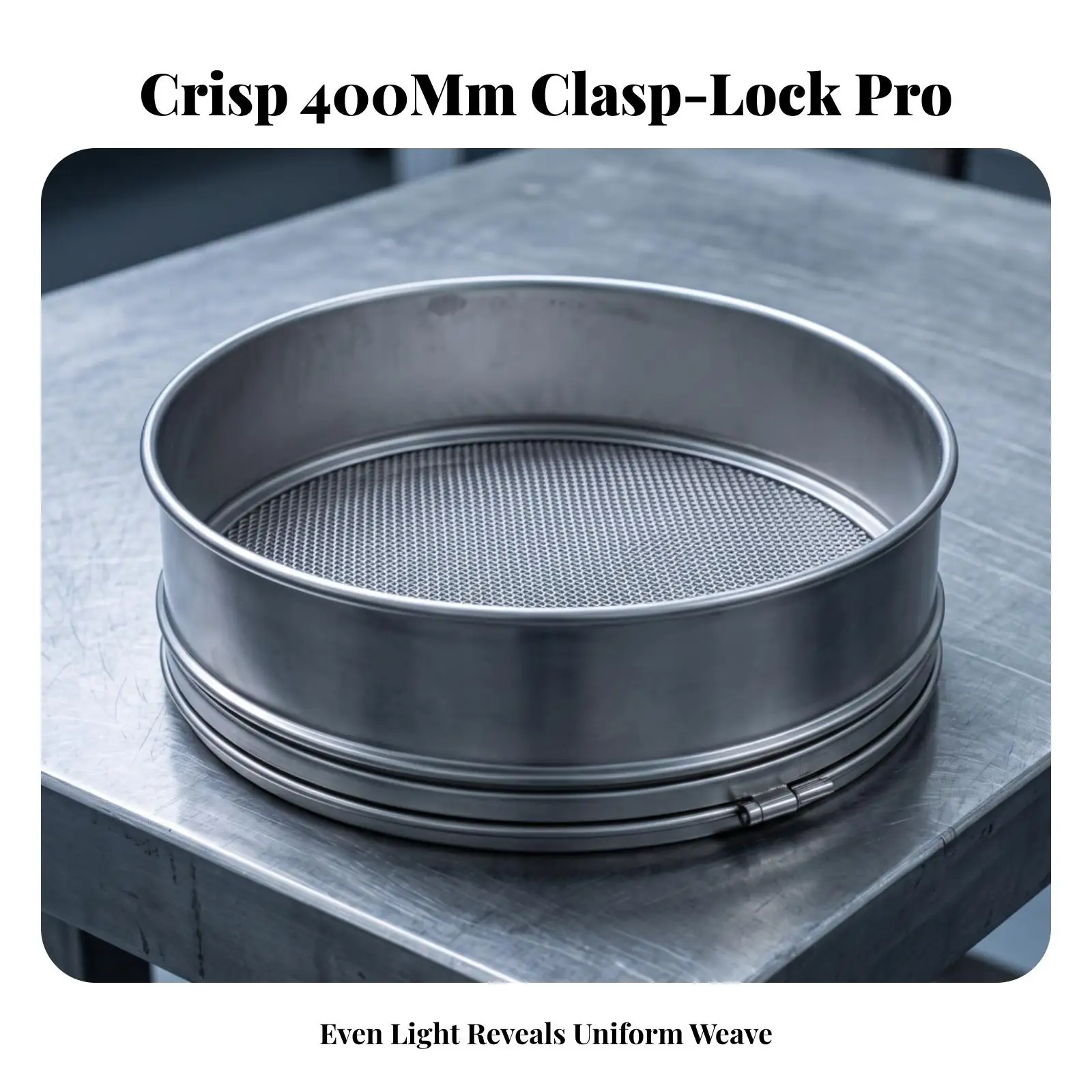 Heavy Duty 304 Stainless Steel Sieve Screen for Vibrating Sifter Machine Accessory