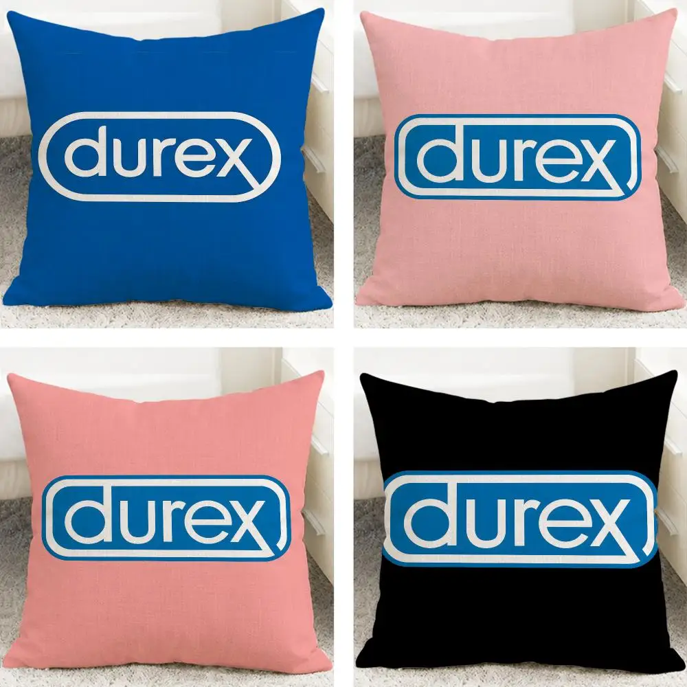 Brand Durex Cushion Cover Cushion Covers Natural Linen Breathable Sofa Bedroom Decor Pillowcase