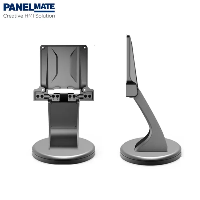 Custom VESA Desktop Stand Durable Aluminium Magnesium Alloy Round Rotary Design for Industrial Display  PC Monitor Arms