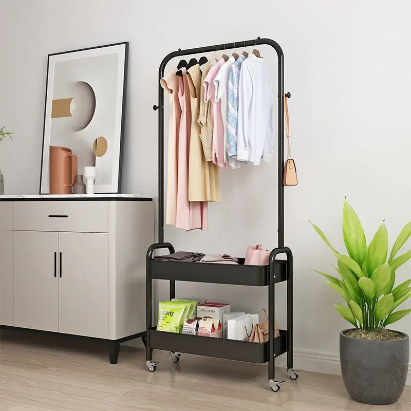 Bedroom Floor Hanger Indoor Bedside Corner Coat Rack Wrought Iron Hanger Cabinet Clothes Rack Clothes Rack