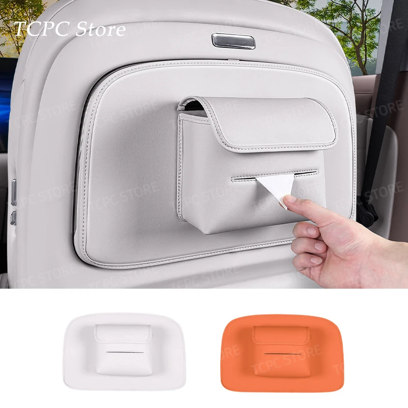 For Geely Galaxy M9 LHD Small table paper towel storage box, car rear seat paper box set, modified product Paste installation