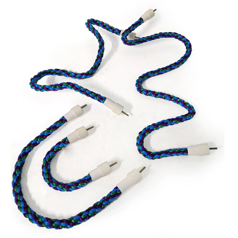 

55Cm Parrot Bird Bite Bird Bite Cotton Rope Play Exercise Rope For Cockatiels Parakeets Small Birds Pet Toy