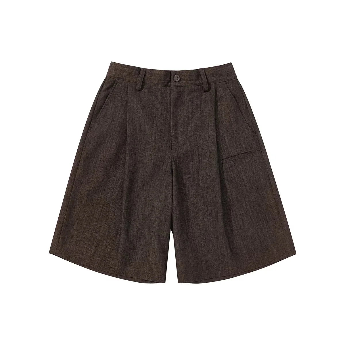 Summer High-end Straight Five-point Pants Men's and Women's Loose and Versatile Casual Five-point Wide-leg Suit Shorts