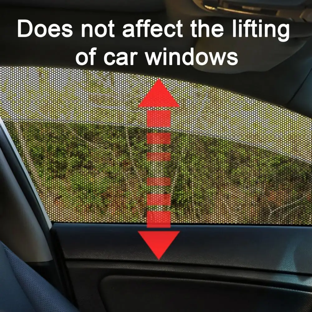 

Privacy Mosquito Net Universal Car Sunshade Set with Privacy Mosquito Net Protection High Elasticity for Windows for Cars