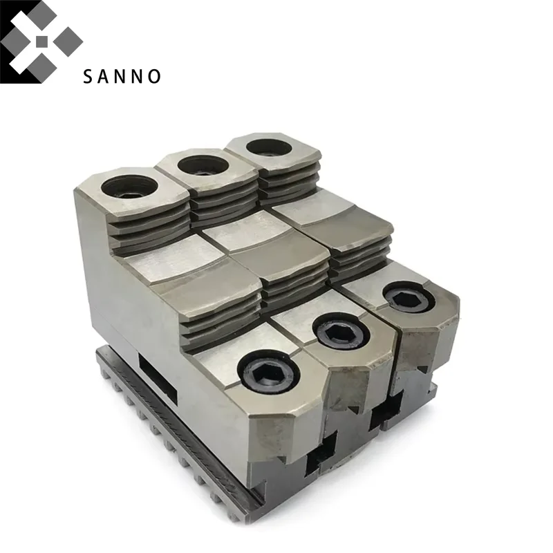 80 - 160 3 Jaws Self Centering Chuck CNC Machine Tools Manual Lathe Chuck Positive & Anti-claw, Movable Soft Claw For Lathe