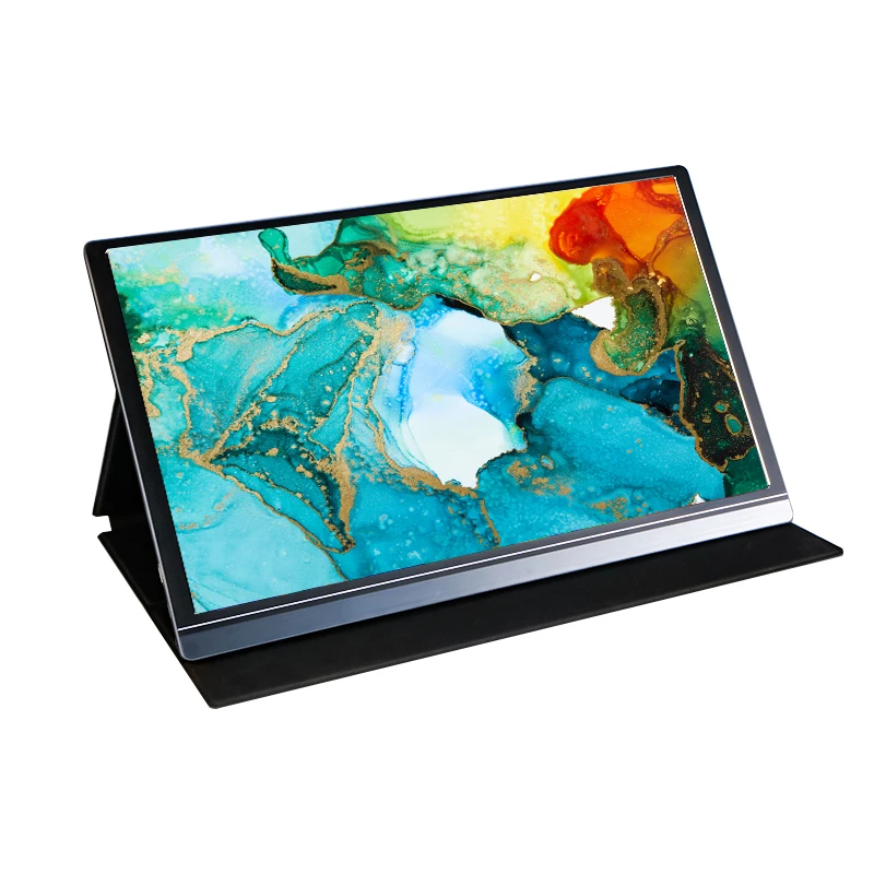 

IPS Full HD 1080P High Definition USB C 15.6 Inch Portable Monitor for Laptop PC Cell Phone PS4 External HDR Screen