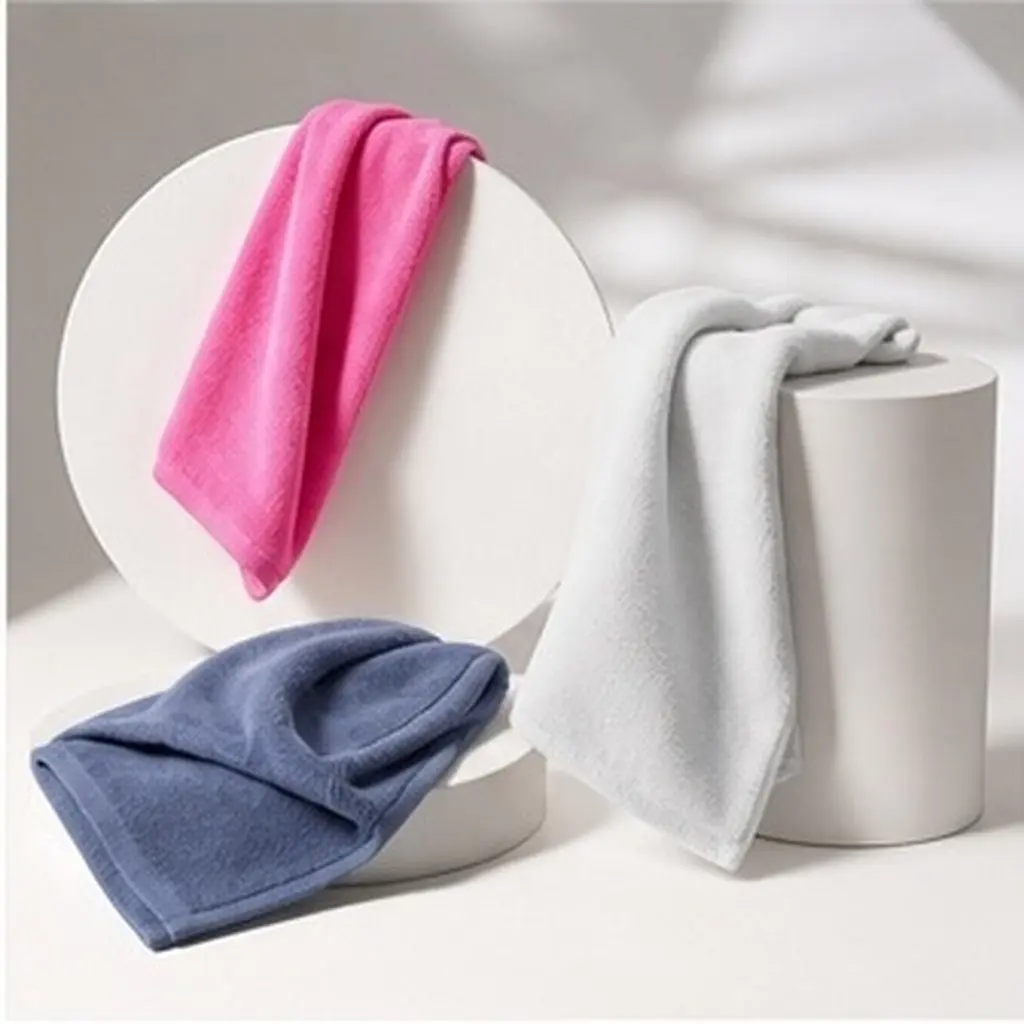 3Pcs Lengthen Golf Towels Cotton Outdoor Sports Sweat Absorbing Towel for Gym Fitness Yoga Running Hiking Bath Towel Set Grey