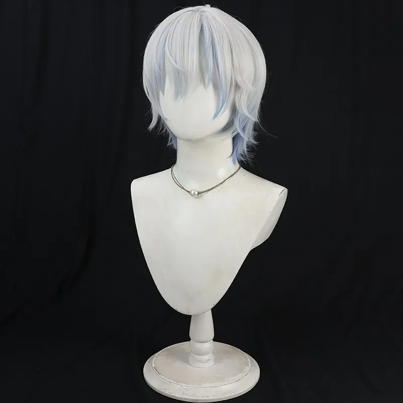 Nijisanji EN Kaelix Debonair Kaelix Debonair Cosplay Wig Niji Virtual Youtuber BY THE BEAT Men Blue Gradient Synthetic Hair