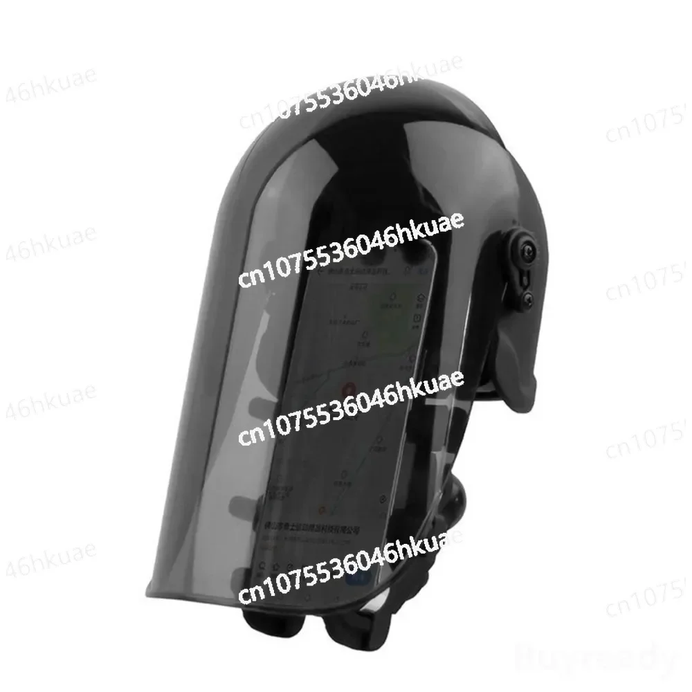 Motorcycle Multifunctional Phone Holder Extended Sunshade Helmet Sunshade Rain And Anti Reflective Phone Protection Tool