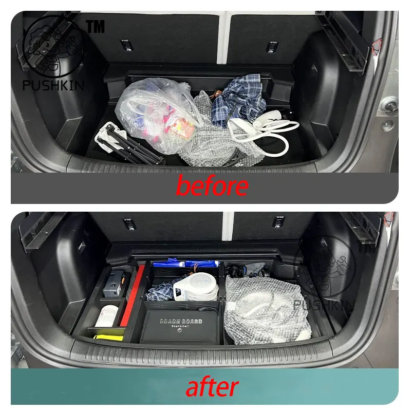 For Leopard TAI 3 2025 Car Trunk Storage Box Rear Tailbox Cargo Organizer Interior Accessories