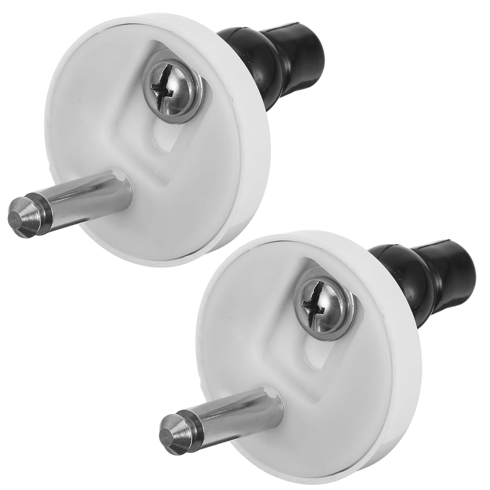 

2 Pcs Toilet Seat Screw Fittings Hinge Fixings Hinges Replacement Quick Release Nut Parts Screws