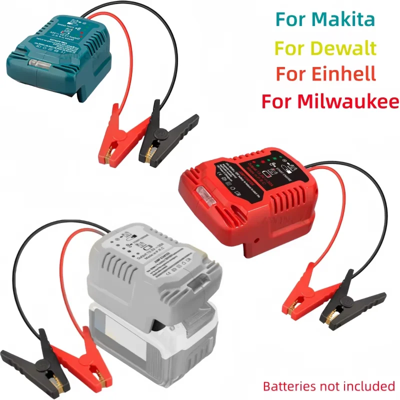 

Автомобильные перемычки для Makita/Milwaukee/Dewalt/EINHELL 18 В 11AWG, кабель адаптера запуска аккумулятора