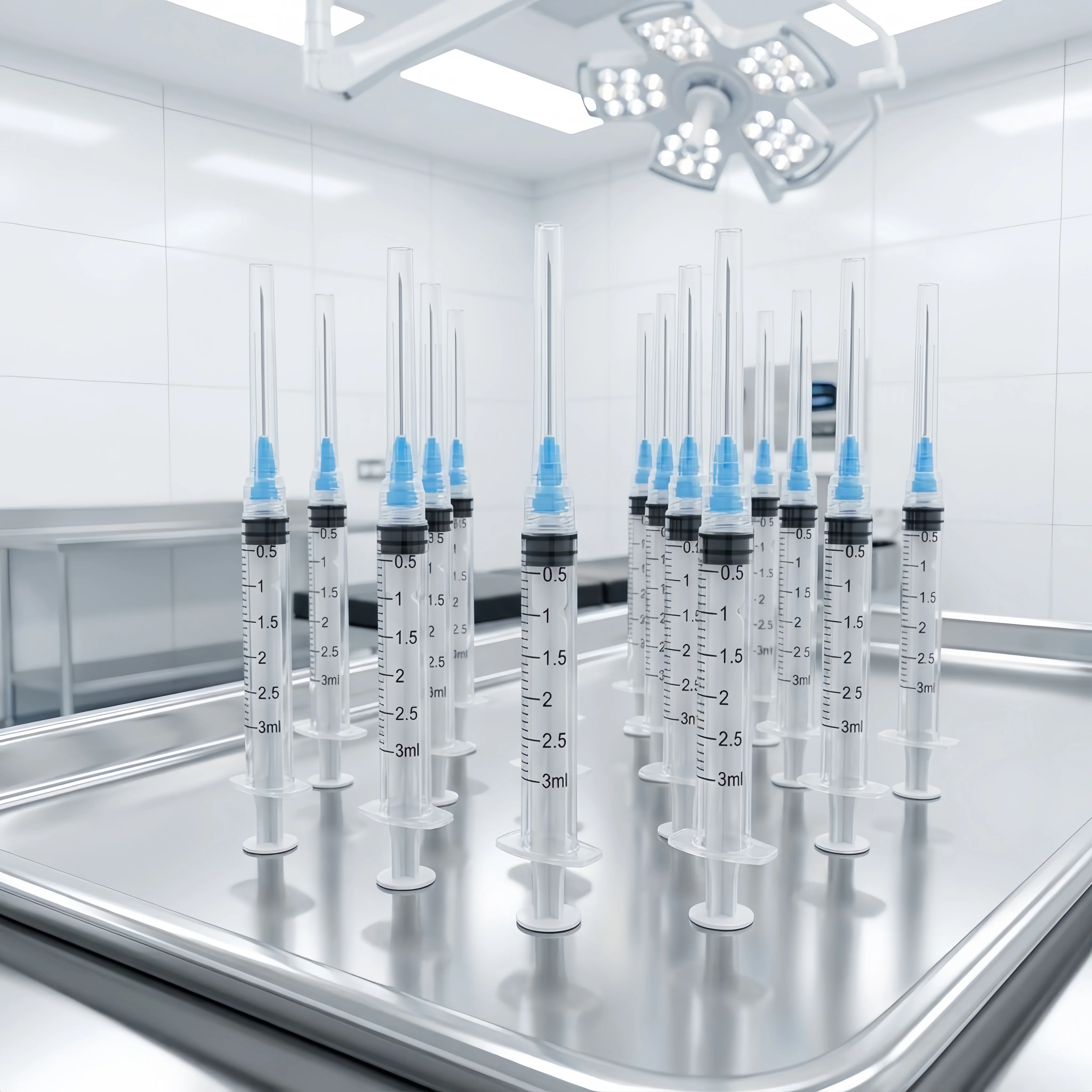 3-ml-Spritze mit Nadel und Nadelkappe/ohne Nadel, 100 Stück 3-ml-Einweg-Luer-Lock-Spritzen mit Nadel, geeignet für Veterinär-, Industrie- und Laboranwendungen, verschiedene Spezifikationen erhältlich – Detail 3