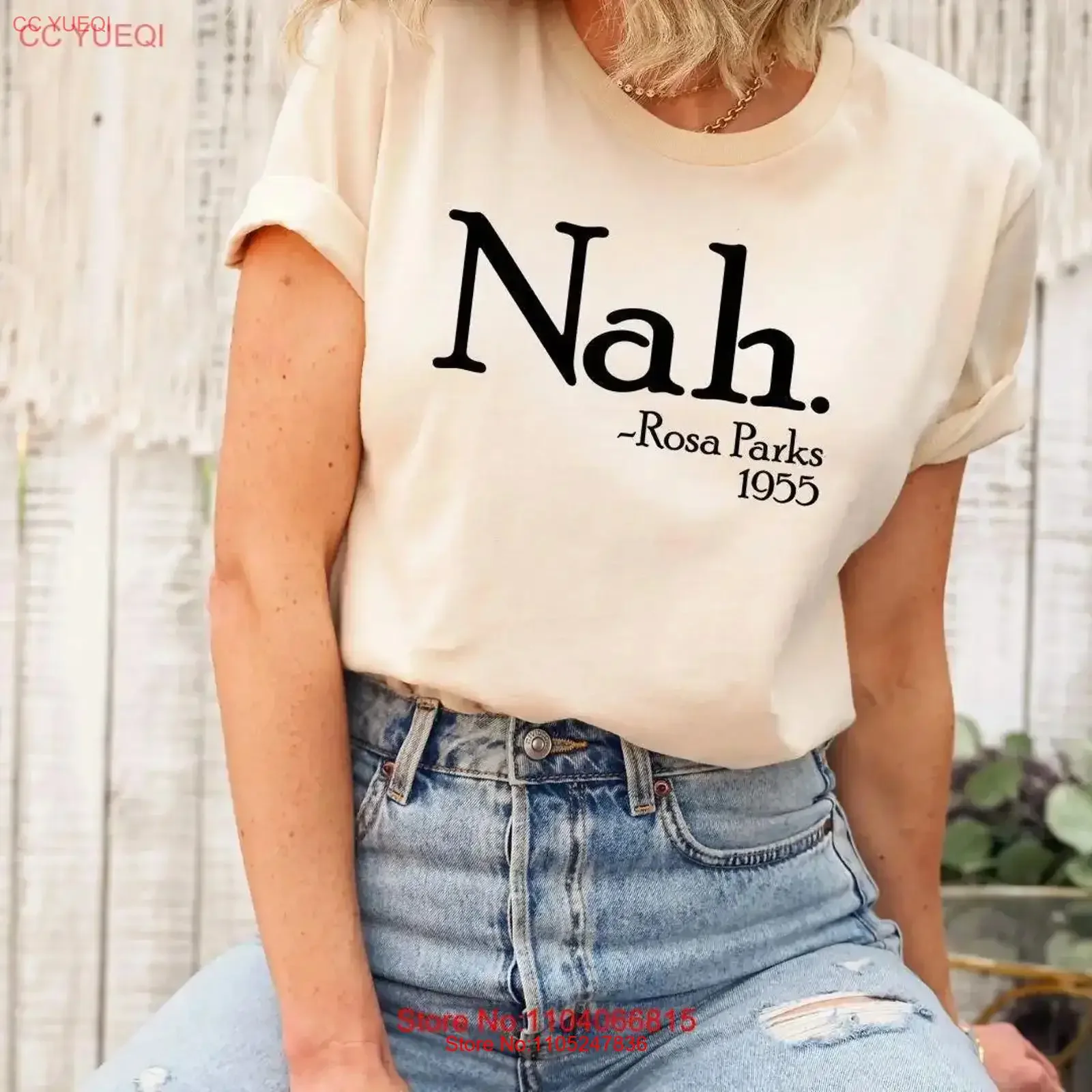 Camiseta Nah Rosa Parks History Humor, Derechos Civiles, Libertad, Activista de Igualdad, Mes Negro, Sarcastica, Vintage, Lavada, Ligeramente Casual