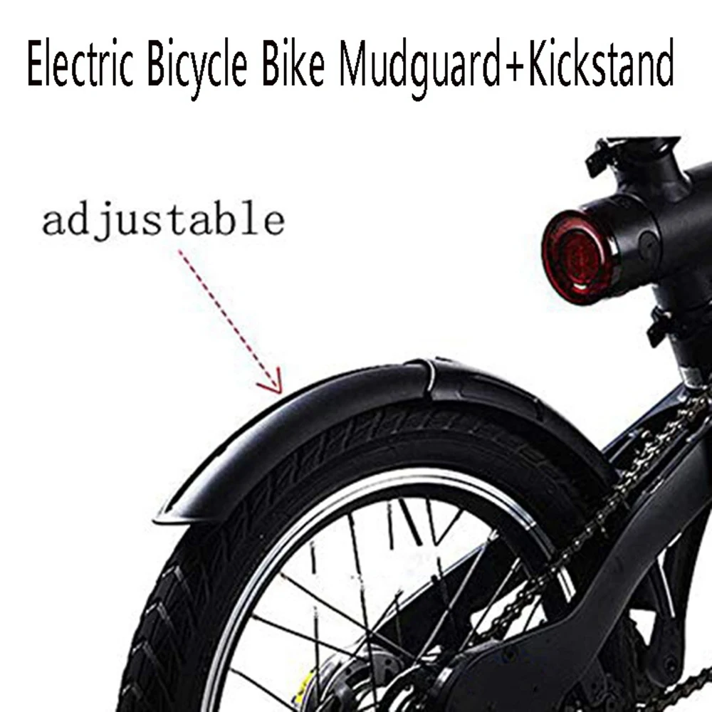 Electric Bicycle Bike Mudguard and Kickstand Tyre Splash Fender Support for Xiaomi Qicycle EF1