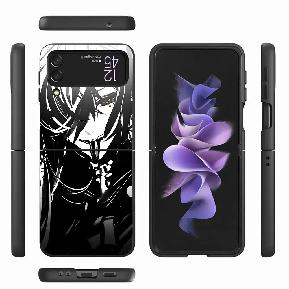 Boothill Galaxy Ranger чехол для Samsung Galaxy Z Flip 4 3 5G черный чехол для сотового телефона Flip4 Flip3 Жесткий ПК Fudna Capa Zflip4 Zflip3