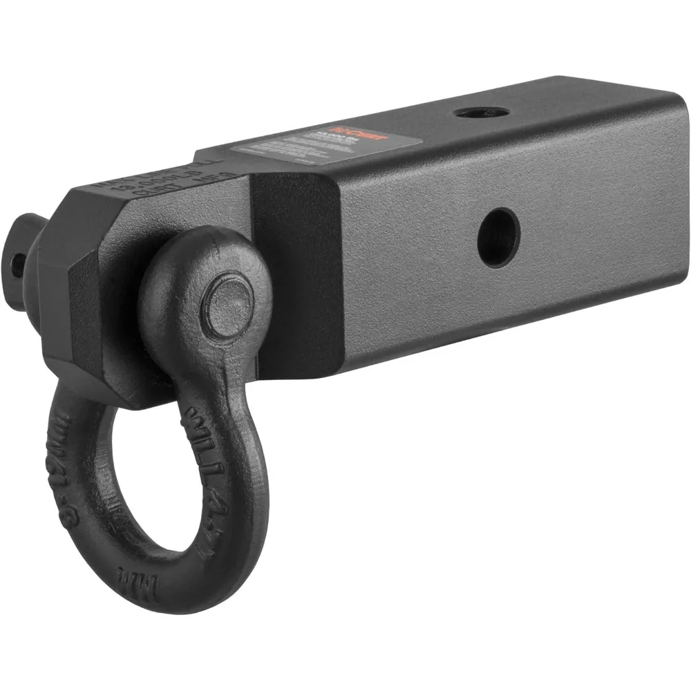 

Сверхмощное крепление скобы с D-образным кольцом для приемника сцепного устройства 2-1/2 дюйма, емкость буксировки до 13 000 фунтов