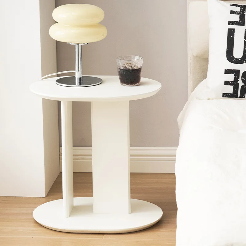 

Sofa side living room small coffee table bedroom bedside small round table Nordic modern simple balcony Internet celebrity