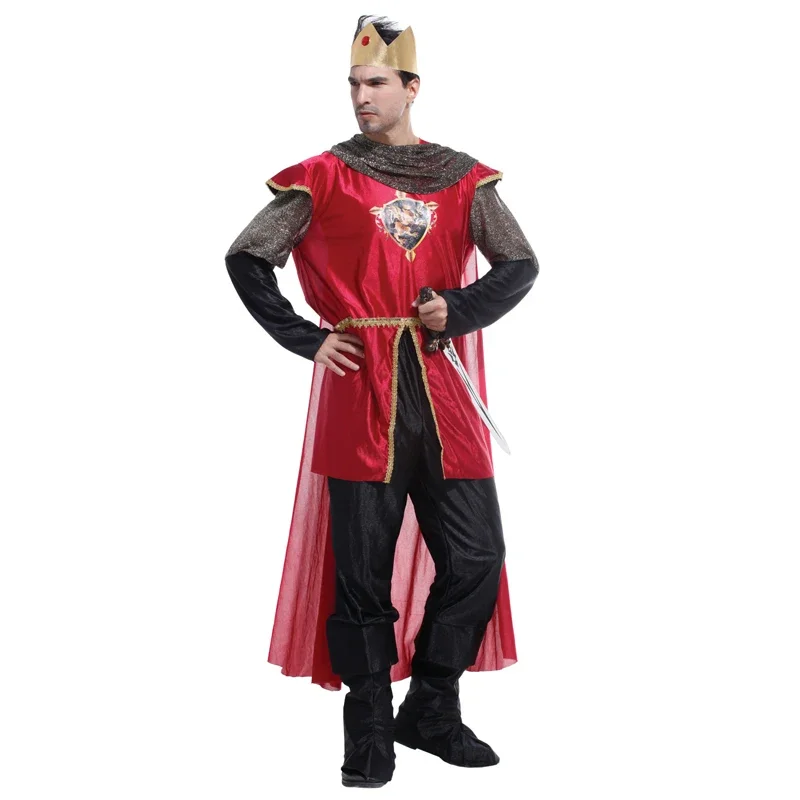 Robe de carnaval pour adultes et enfants, Prince King, Gelmen King Cosplay, vêtements de Noël pour garçons, PA4229, 303