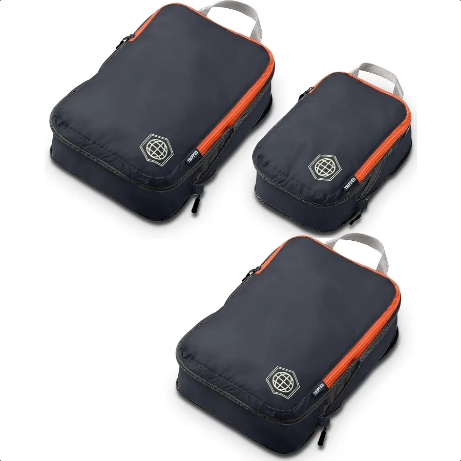 

Comprion Packing Cubes Set for Travel Lightweight Durable Clothes Organizer for CarryOn Lage and Suitcases by