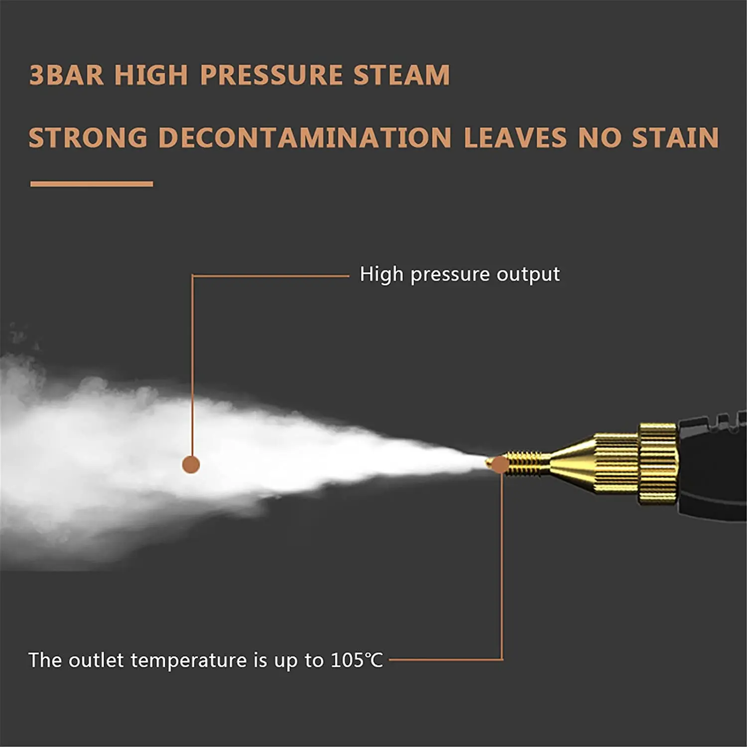 High Temperature And Pressure Steam Cleaner 2500W 110V 220V Electric Steaming Cleaner For Air Conditioner Kitchen Hood Cleaning