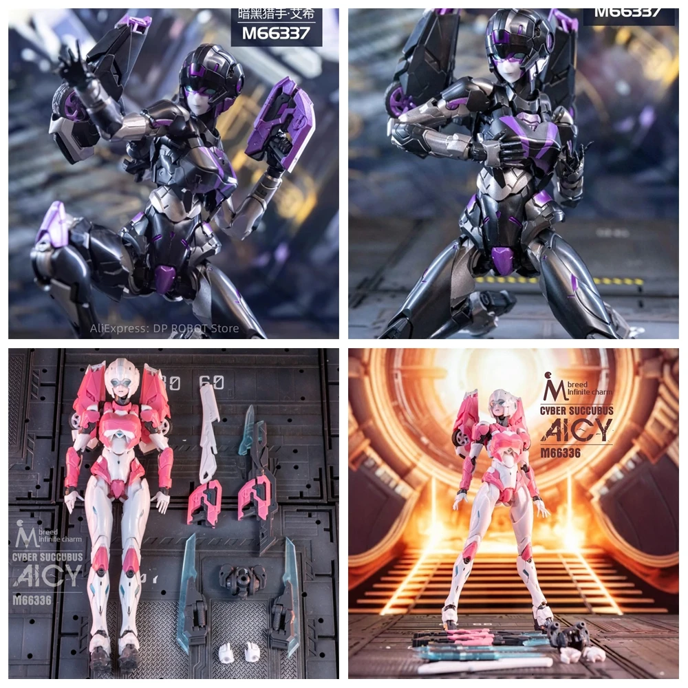 [Black In Stock In January] Transformation M66336 M66337 Charmaine M Darkened Skye Arcee KO RIOBOT Assembly Action Figure