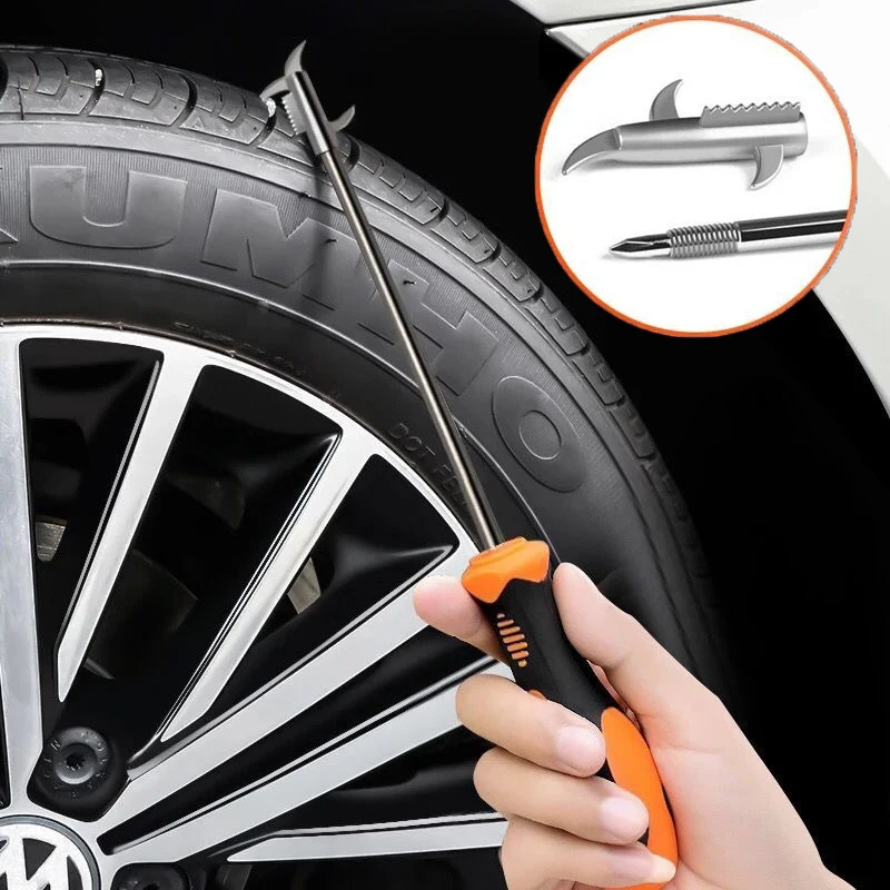 

Multifunctional Tire Cleaning Hook Car Tire Stone Cleaning Tools Groove Broken Stone Remover Auto Tyre Repair Tools Wholesale