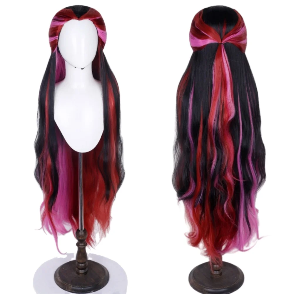 Anime Raven Queen Cosplay Wig Raven Queen Rose Net Wig Halloween Party Cos