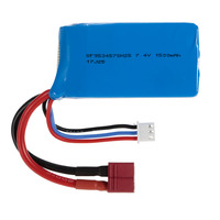 7.4V 1500mAh LiPo Rechargeable Battery for WL toys A959-B A979-B 144001 RC Buggy Car