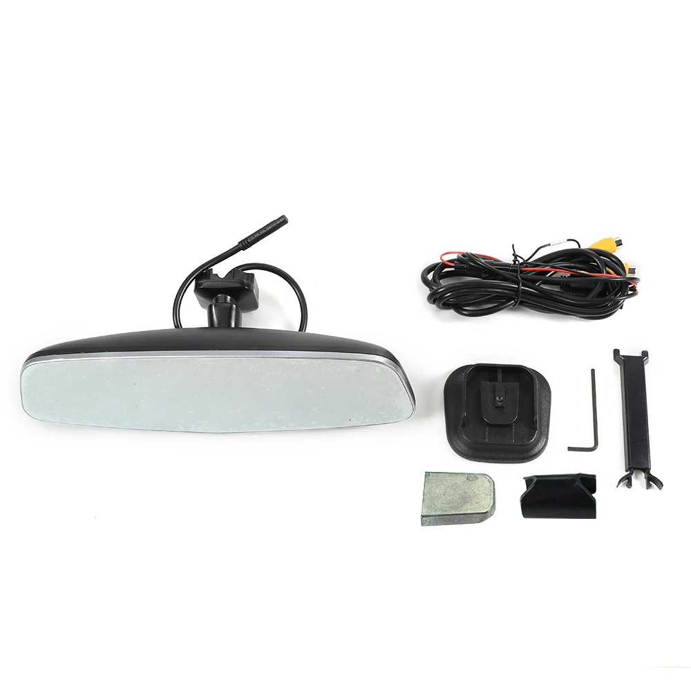 4.3 Inch High Brightness OEM Rearview Mirror With Dedicated Bracket High Brightness Car Logo Reference Line For Choose