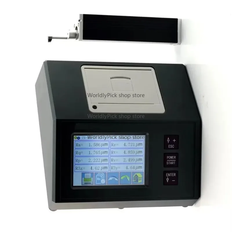 Split Type Surface Roughness Tester Built-in Printer Measuring on Hard Surface Measuring Metal Non-metal Parts